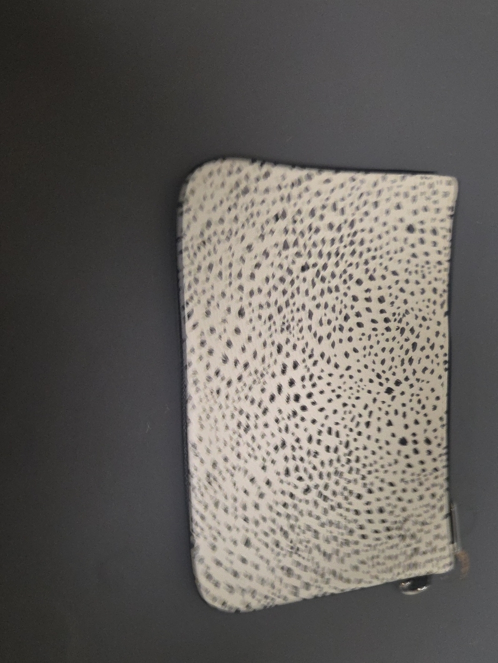 thirty-one Black and White Spotted Zip Wallet